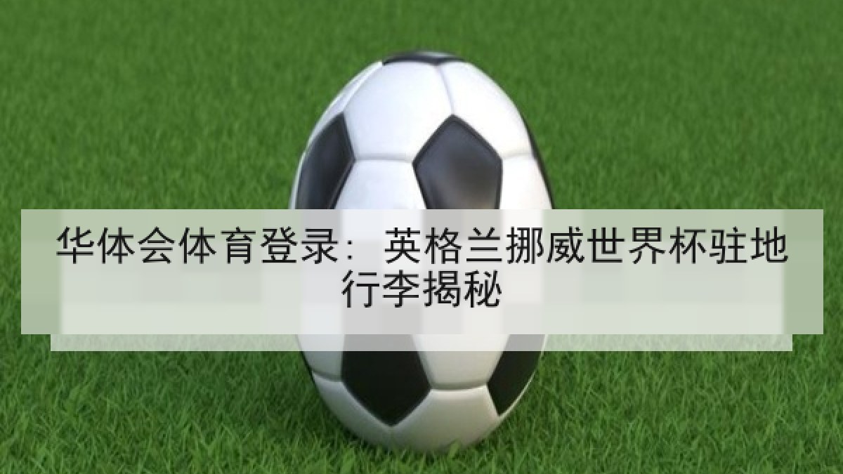 华体会体育登录: 英格兰挪威世界杯驻地行李揭秘